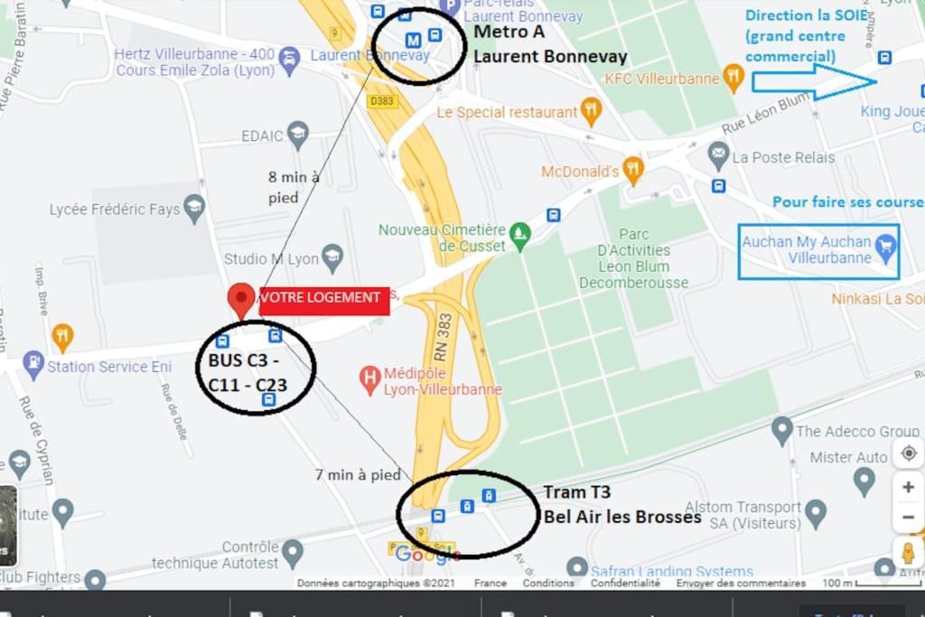 וילאורבן Appartement Neuf Pour 6, Parking Et Box, Au Calme מראה חיצוני תמונה